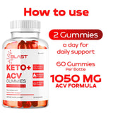 Blast Keto ACV Gummies - Official Blast Keto ACV Advanced Premium 1050MG Vitamin Gummys, Blast Keto All Natural Apple Cider Vinegar Formula, BlastKeto ACV Review, 60 Gummies for 1 Month