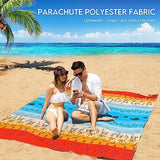 BYDOLL Beach Blanket 78''X81'' 4-7 Adults Oversized Lightweight Waterproof Sandproof Blanket for Beach Large Picnic Mat Travel Camping