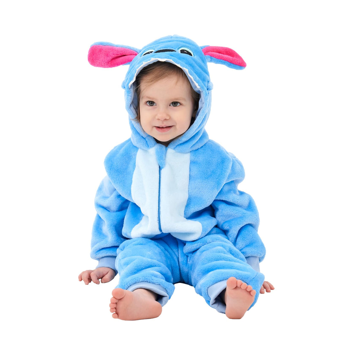 SCOPUCI Unisex Baby Animal Onesie Pajamas,Infant Flannel Halloween Cosplay Costume, Toddler Christmas Homewear/Sleepwear