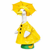 Porch Goose Outfits 23 Inch, Goose Clothes with Waterproof Raincoat & Umbrella | Easy-On Costume for Garden Statue Decor ViresSpire