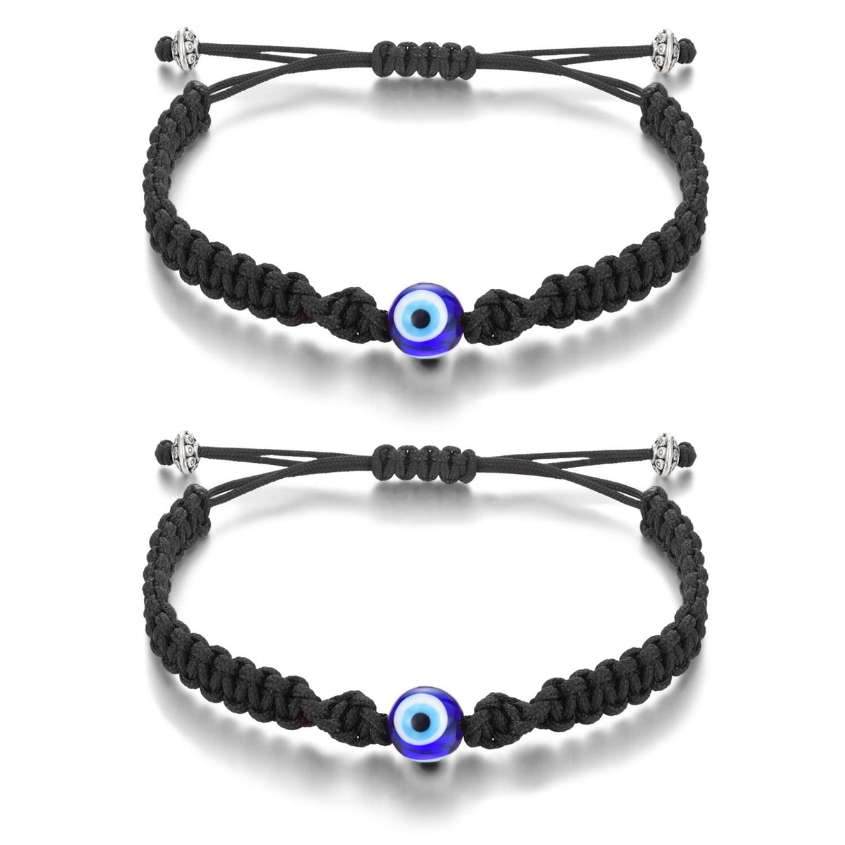 Tarsus Evil Eye Bracelets for Men Women, Braided Woven Rope Male Female