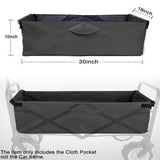 Camping Cart Liner Foldable Wagon Cloth Pocket,Beach Cart Large Capacity Cloth Pocket,for Station Wagons Front and Rear Foldable,Replacement Cloths Bags Size fits Length24-30 Height7-11