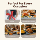 Plateful Warming Mat for Food - Food Warming Mat for Buffets Party, Electric Heating Trays/Pad Warmer for Countertop, Warm Tray to Keep Plates Hot for Kitchen, Party