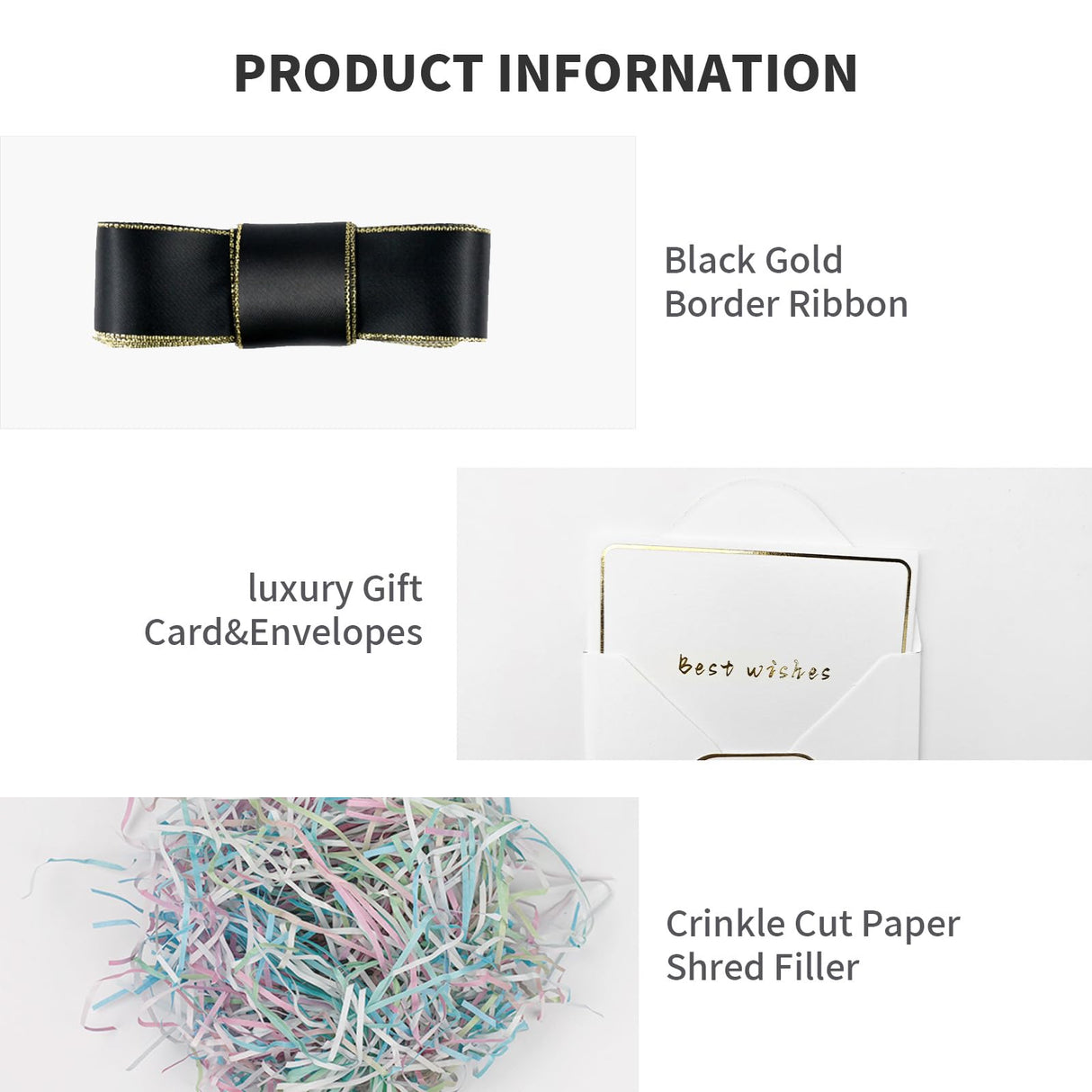 YINUOYOUJIA Large Gift Box 16.5x13x5.5 inches,Black Boxes for Presents,Birthday,Valentine's Day,Mother's Day,Christmas,Anniversary