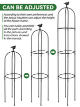 2PCS 6FT Obelisk Trellis for Climbing Plants, Kalolary Garden Tower Trellis