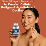 Fitura Healthy Aging Urolithin A - 1000mg, 60 Softgels Mitopure - for Muscle Strength & Cellular Energy - Mitochondrial Function & Overall Wellness