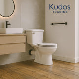 Kudos-Trading - Flexible Toilet Pan Connector Universal WC Flexi Slinky Waste Soil Pipe 240mm-500mm, Adjustable Length, Easy to Install, Anti-Kink & Odour Resistant, Suitable for All Standard Toilets.
