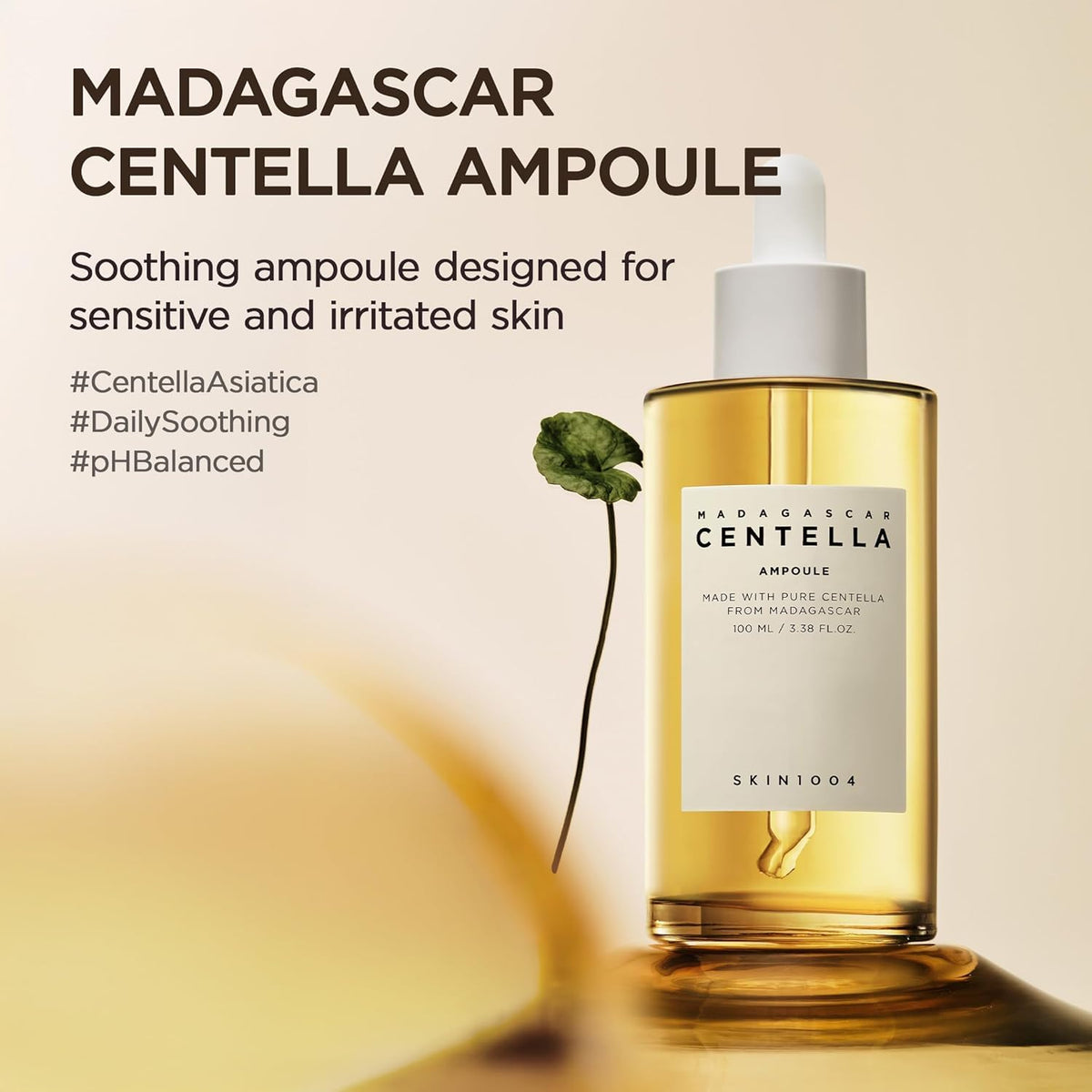 SKIN1004 [Hudson's Pick] Centella Ampoule, Korean Face Serum, 3.38 fl.oz