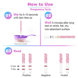 Easy@Home Ovulation Test Strips Powered by Premom Ovulation Predictor APP, FSA Eligible, 40 Ovulation Test and 10 Pregnancy Test Strips, 40LH +10HCG | Package May Vary