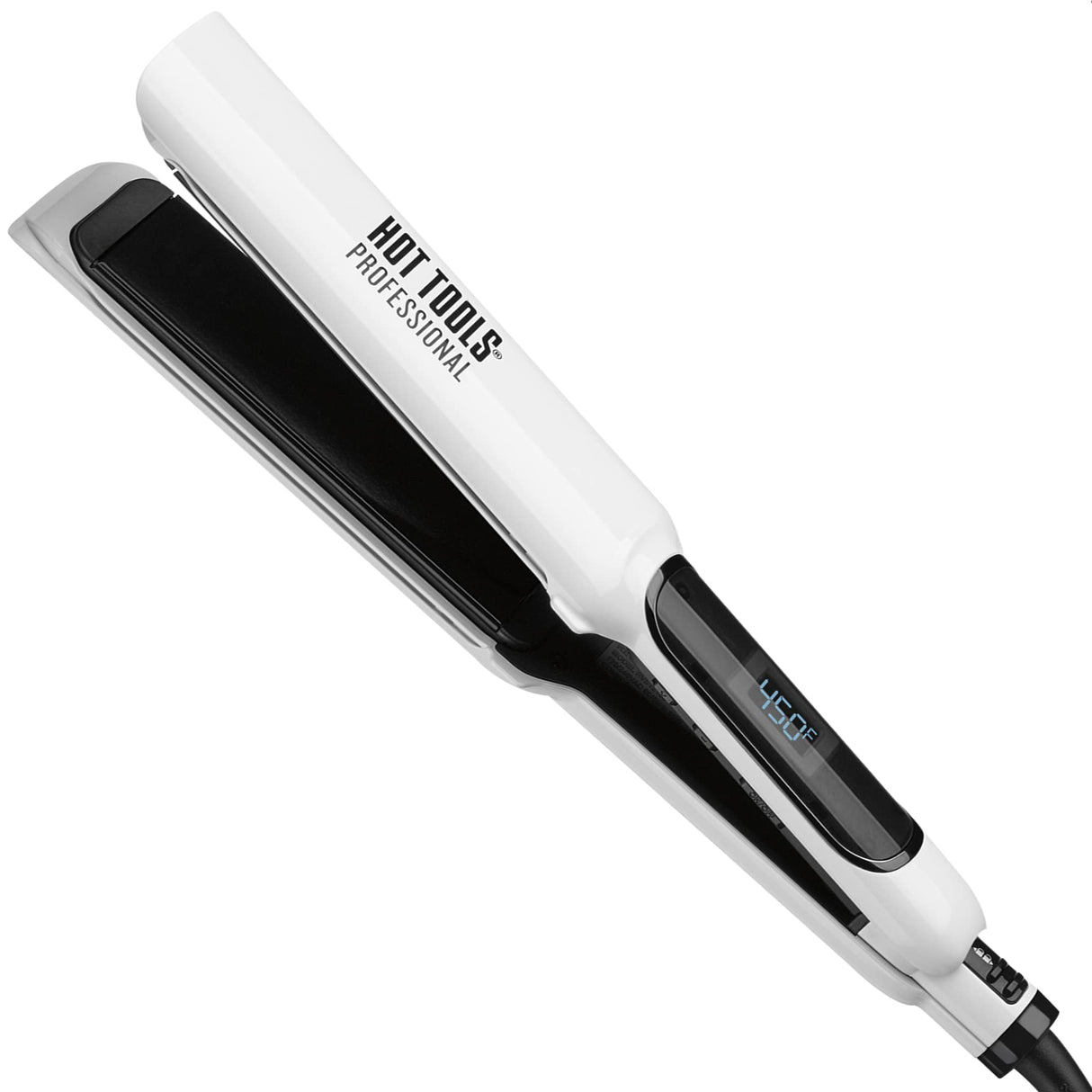 Hot Tools Pro Artist Nano Ceramic Hair Straightener | For Smooth, Straight Hair (1-1/2 in)