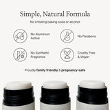 Each & Every All Natural Deodorant for Women & Men - Sensitive Skin, Plant-Based, Baking Soda & Aluminum-Free Deodorant - Long Lasting 24 Hr Odor Control - Cedar & Vanilla Travel Size (3 Pack, 2.5oz)