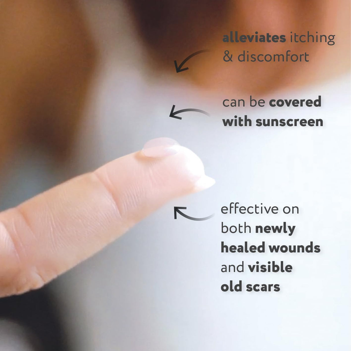 ScarAway Kids Silicone Scar Gel, 100% Medical-Grade, Helps Improve Size, Color & Texture of Hypertrophic & Keloid Scars on Face & Body from Injury, Burns & Surgery, Water Resistant, Clear, 6g