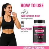 (2 Pack) FeminaPro Nighttime Advanced Formula - FeminaPro Night Time Maximum Strength Health & Wellness, FeminaPro Night Time Capsules for Women, Premium Support Supplement, 120 Capsules for 2 Months