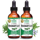 Botanic Choice – Rosemary Leaf Liquid Extract – Alcohol Free, Gluten Free – Fast Acting Supplement Drops – Easy to Use Dropper – 1 Fluid Ounce 2 Pack