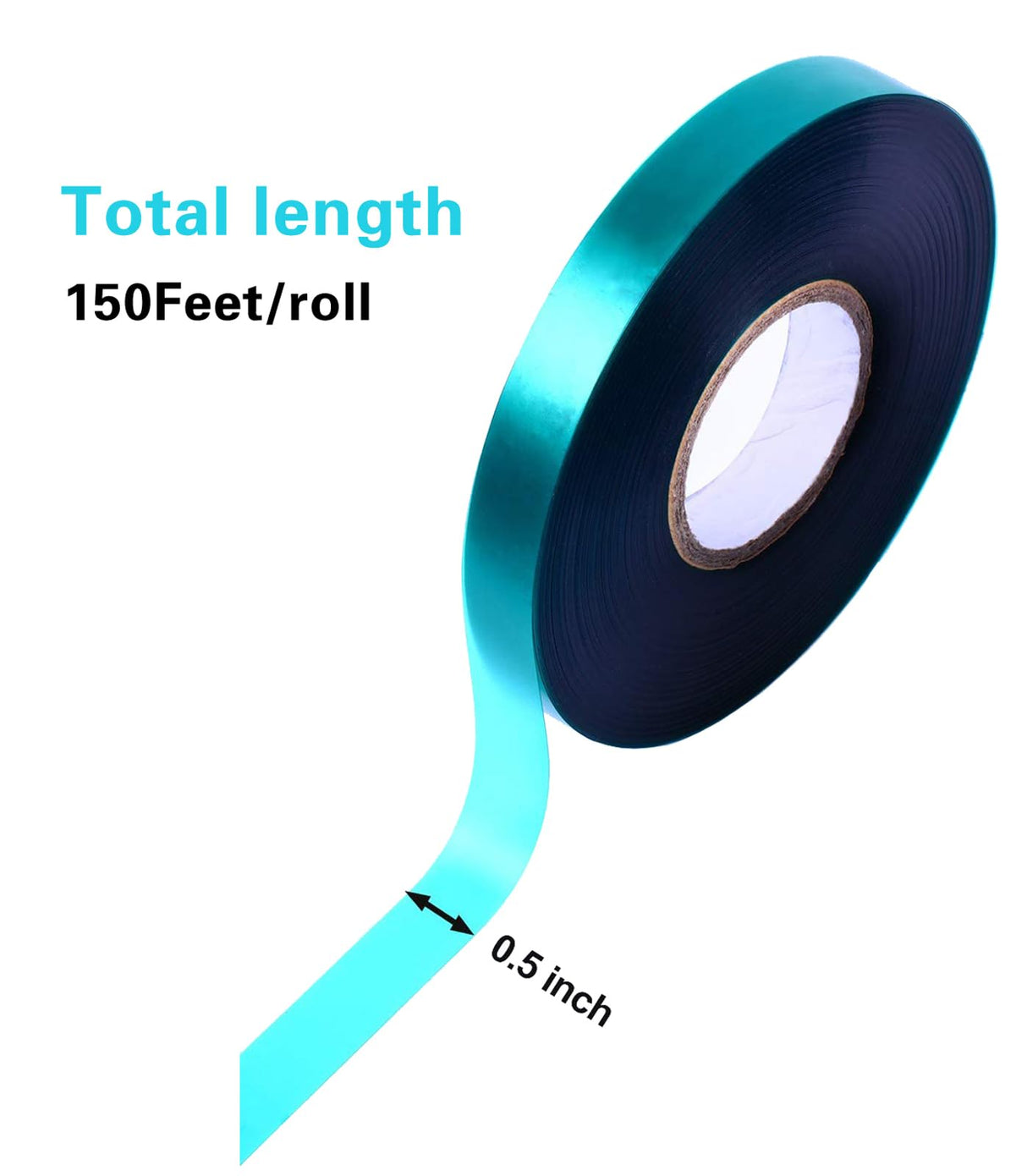 Medoore 12 Rolls 150 Feet Stretch Tie Tape 0.5 Inch Garden Tie Tape Thick Plant Ribbon Garden Green Vinyl Stake for Indoor Outdoor Patio Plant Use