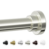 Mcrbeay Shower Curtain Rod, 1" Diameter Heavy Duty Tension Shower Rod