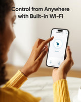 eufy Security Smart Lock C220 with Handleset, Fingerprint Keyless Entry Door Lock, Built-in Wi-Fi, App Remote Control, Front Door Deadbolt, 8 Months Battery, IP53 Waterproof, BHMA Certified