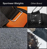 Sportneer Adjustable Ankle Weights 1 Pair 2 4 6 8 10 Lbs Leg Weight Straps for Women Men, Weighted Ankle Weights Set for Gym,Fitness, Workout,Walking, Jogging,1-5 lbs Each Ankle, 1 Pair 2-10 lbs