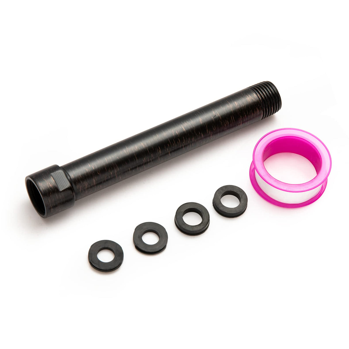 OFFO Shower Head Extension Arm, Oil Rubbed Bronze 6 in Shower Arm Extension Shower Head Extender Made of 304 Stainless Steel Shower Pipe Extension