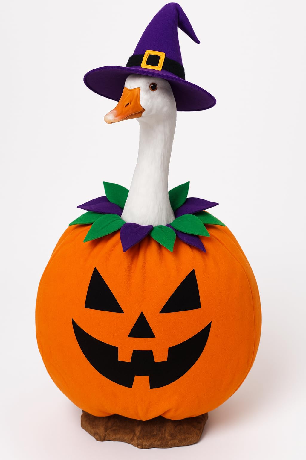 Halloween Porch Goose Outfit Pumpkin Goose Costume for Outdoor Decor