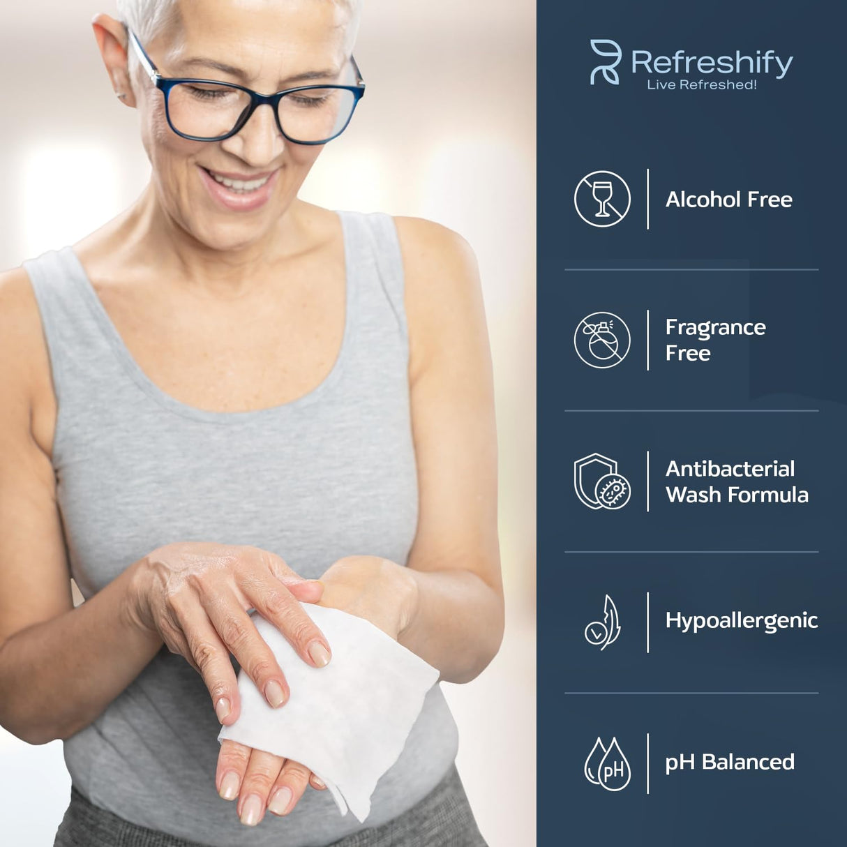 100 XL Body Wipes for Adults Ultra Thick Bathing No Rinse - Microwaveable Shower Wipes, Bath Wipes with Moisturizing Aloe Vera and Vitamin E, 7.8” x 8” In - 10 Packs of 10