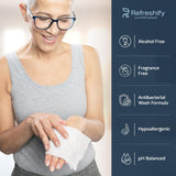 100 XL Body Wipes for Adults Ultra Thick Bathing No Rinse - Microwaveable Shower Wipes, Bath Wipes with Moisturizing Aloe Vera and Vitamin E, 7.8” x 8” In - 10 Packs of 10