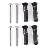 MUU Universal Toilet Seat Bolt kit,Screws,Quick Release,Easy to Install- Toilet Seat Replacement Parts Kit,Toilet Cover Maintenance Accessories,Fixing Accessories (Screws-JS2) (4)