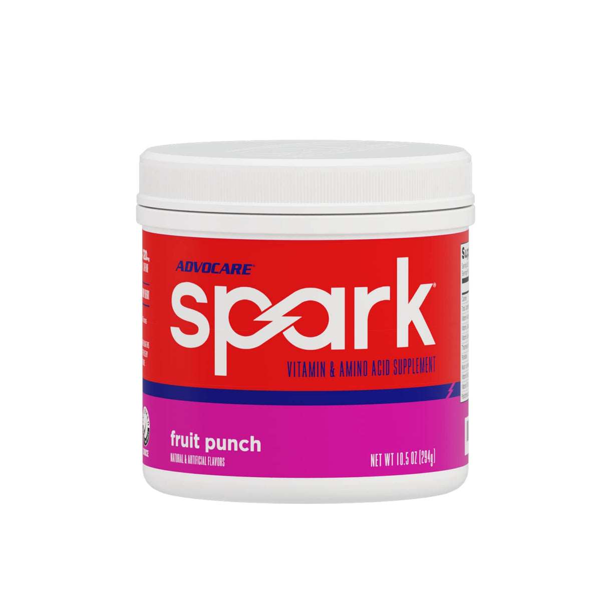 AdvoCare Spark Vitamin & Amino Acid Supplement - Focus & Energy Drink Powder Mix with Vitamin A, B-6, C & E - Also Includes L-Carnitine & L-Tyrosine - Fruit Punch - 10.5 oz