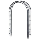 Arbuxzuy 7ft Steel Garden Arch Trellis for Climbing Plants