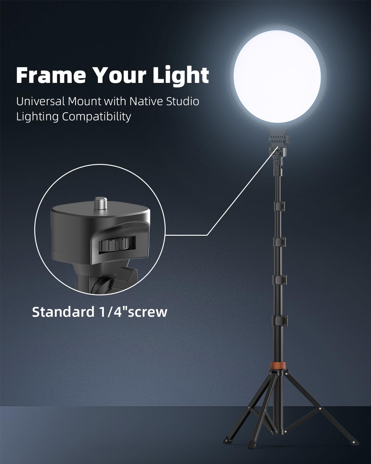 VIMOSE 66" Phone Tripod, Tripod for iPhone with Remote & Phone Stand