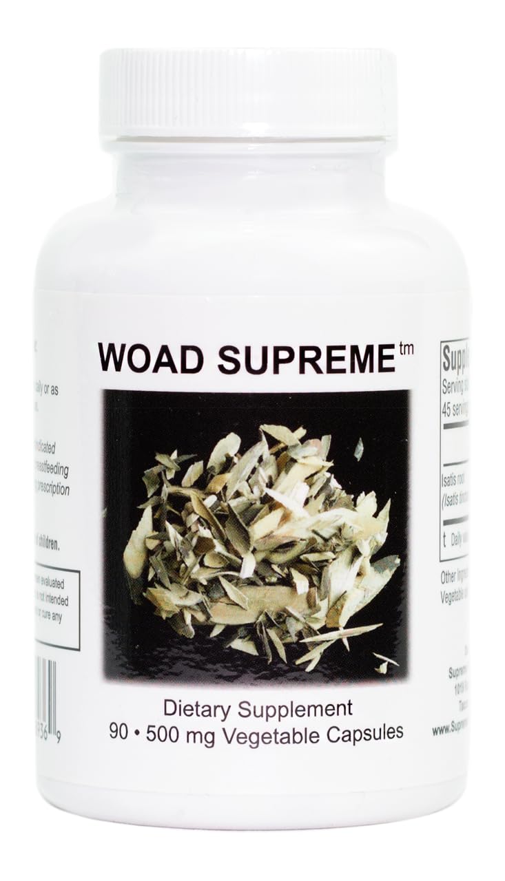 Supreme Nutrition Woad Supreme, 90 Pure Isatis Root Vegetarian Capsules