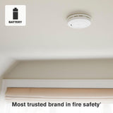 First Alert BRK Battery-Operated Combination Smoke & Carbon Monoxide Alarm with Slim Profile Design, 1-Pack
