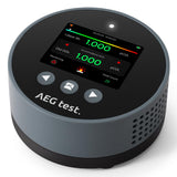 AEGTEST HOUND-1085 Radon Detector for Home, Basement & Nursery, Long-Term Continuous Radon Monitor for Family Lung Health, Rechargeable with 45-Day Battery Life, Audible/Visual Alarms, pCi/L or Bq/m³