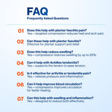 Modvel Foot & Ankle Brace Socks for Sprained Ankle Compression Sleeve - Plantar Fasciitis Relief Brace, Foot Support for pain Women & Men - Tendonitis & Arthritis Feet Sleeve, Stabilizing Ankles Wrap