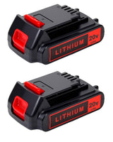 BATWAYPRO 20V 4.0Ah Battery for Black and Decker Lithium-Max Tools, High-Capacity Replacement Lithium-Ion Battery, 2-Pack, Compatible with LBXR20 LBXR2020 LBX20 LBXR2520 LB2X4020 LB2XR20