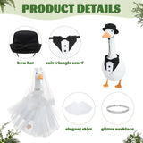 Hoemwarm Wedding Porch Goose Outfit Set Bride Groom Costume