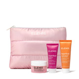 ELEMIS Way to Glow Skincare Kit, Travel Set with Travel-Size Rose Cleansing Balm, Glow Priming Moisturizer & Midnight Facial, Nourish & Illuminate Skin all day