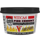 VITCAS Black Fire Cement 500G Fireplaces, Stoves, Boilers