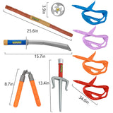 Avazera Turtle Shell Superhero Cosplay Costume props Weapon Mask Kid toys for birthday Halloween Christmas gifts