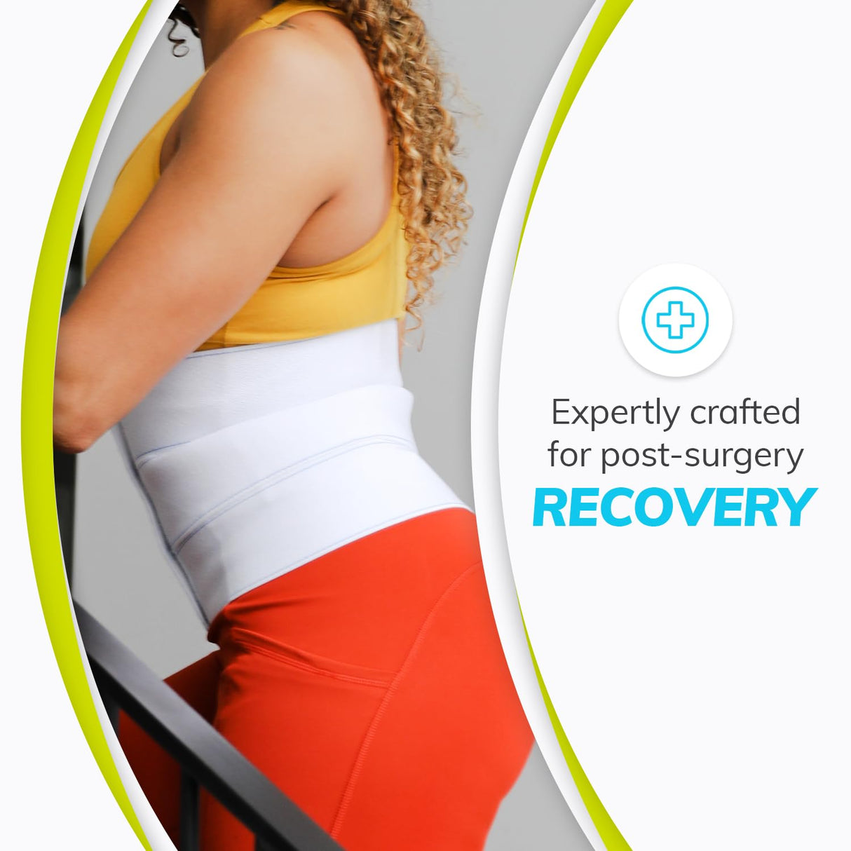 BraceAbility Plus Size Abdominal Binder for Post Surgery Recovery - Bariatric Stomach Hernia Belt, Post Partum Waist Binder, Diastasis Recti Obese Belly Support Band for Big Men and Women (4XL 12")