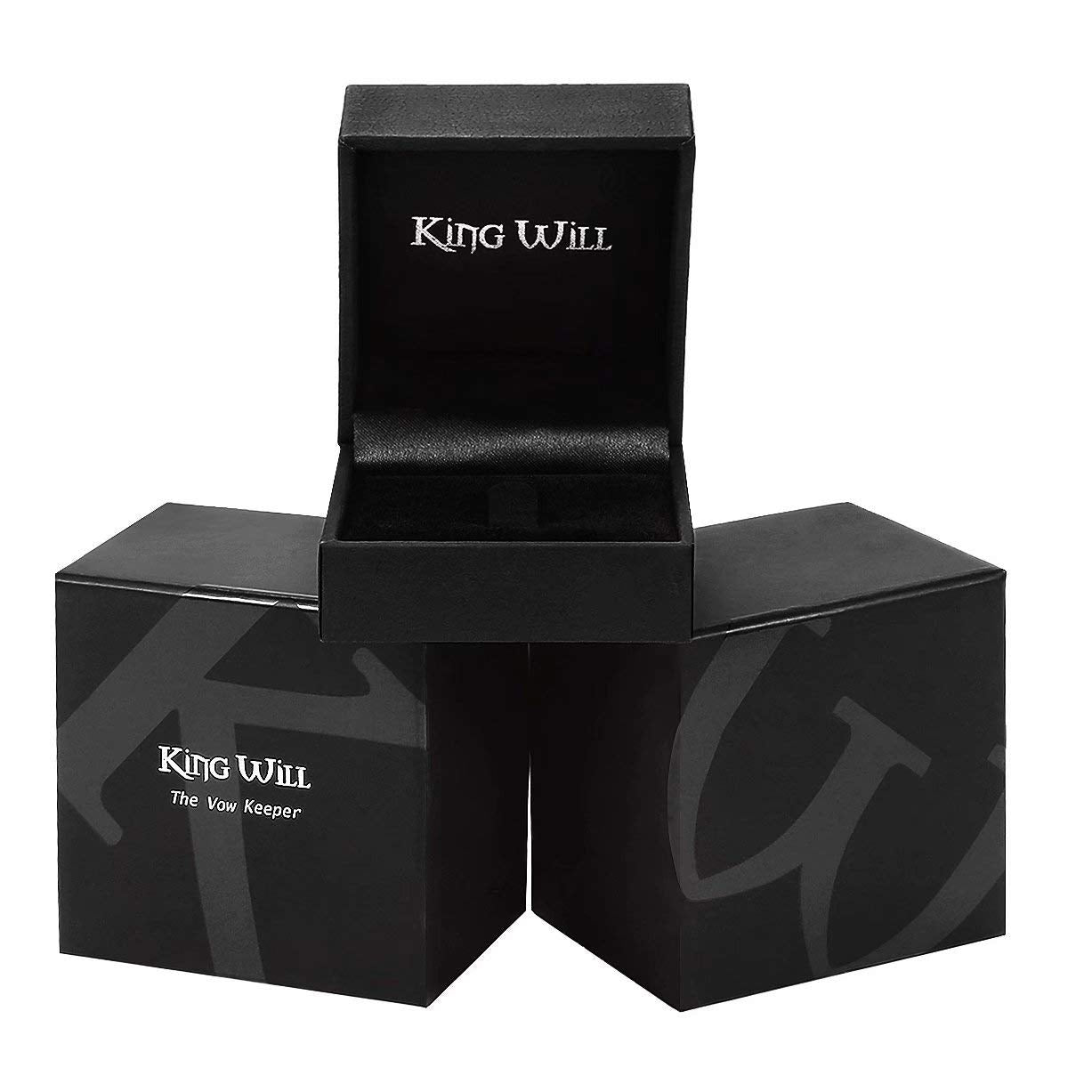 Black Men Tungsten Wedding Band 7mm Size 9