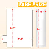 DMSKY Lip Balm Bulk Unlabeled 200 Pack, Natural Ingredients Vitamin E Shea Butter, Custom Chapstick Bulk For Party Favors & Wedding Favors