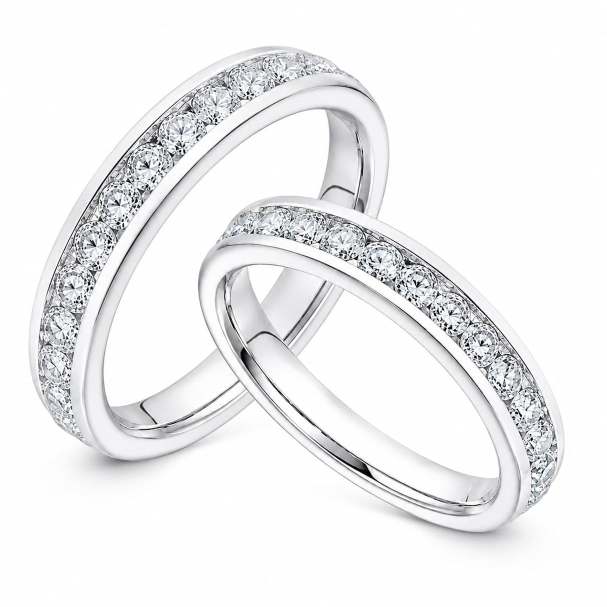 LevyPan 2-Pack 14K Gold Plated Stacking Rings for Oura Ring Gen 5/4/3