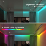 BTF-LIGHTING SP630E Bluetooth Controllers 4 Zones 2.4GHz RF RB3 Remote Kit Support FCOB COB SMD PWM or SPI RGB RGBW LED Strip WS2811 WS2812B WS2814 WS2815 SK6812 IC etc DC5V DC12V DC24V