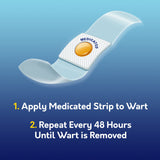Compound W Maximum Strength One Step Invisible Wart Remover Strips, 14 CT, 2 Pack