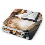 QETXVI Custom Blanket with Photos, USA Made 50"x 60"