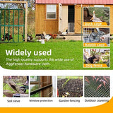 16in x 10ft Hardware Cloth 1/8 inch 27Ga Hot Dipped Galvanized After Welding, Chicken Coop Wire Fence, Welded Metal Fencing Roll Mesh for Bee Screen Garden Plant Poultry Animal Netting Cage