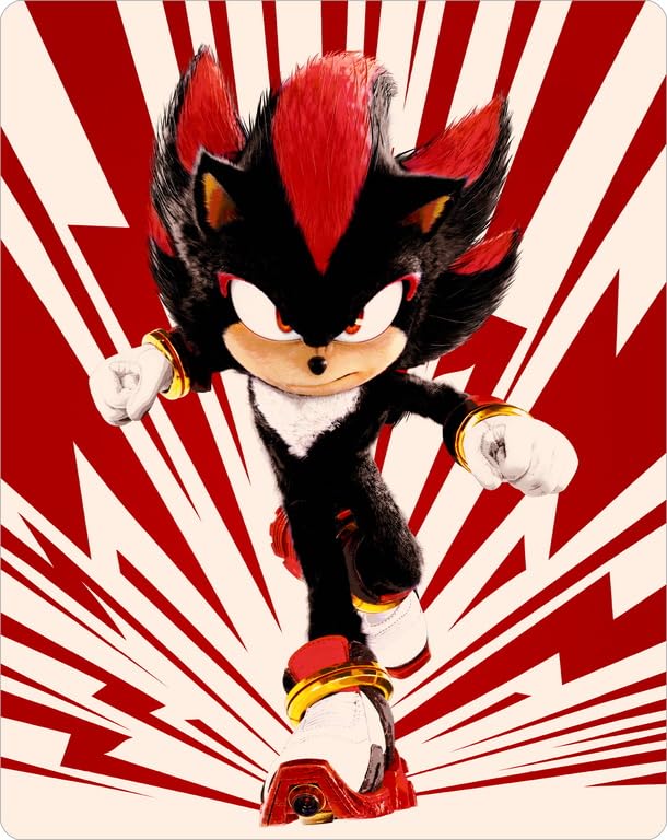 Sonic The Hedgehog 3 Amazon Exclusive [4K Steelbook + Blu-Ray + Digital Copy] [4K UHD]