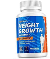 2 Pack HighSpot Height Growth - Height Growth Maximizer - Calcium, Vitamin D3, B1, B2 - Grow Taller Supplement - Bone Growth Supplement - Made in USA (White)