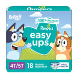 Pampers Training Pants - Easy Ups Boys & Girls Bluey - Size 2T-3T, 140 Count, Children's Potty Underwear (Packaging May Vary)